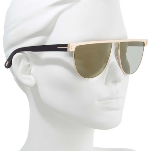 New Tom Ford Stephanie-02 Aviator Sunglasses - Picture 5 of 17